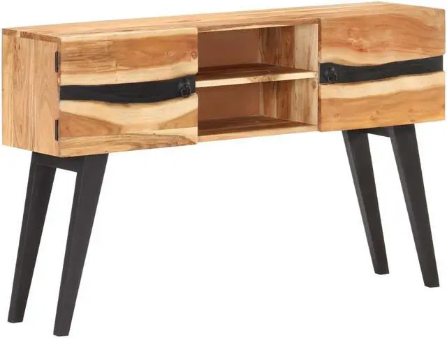 Main image of vidaXL Solid Acacia Wood Sideboard Storage Side Cabinet Wooden Home Organizer