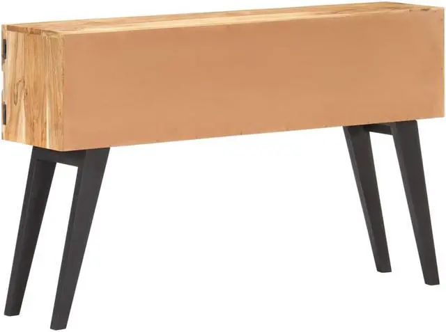 Alt view image 5 of 14 - vidaXL Solid Acacia Wood Sideboard Storage Side Cabinet Wooden Home Organizer