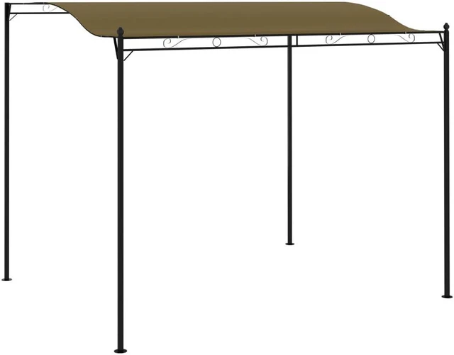 Main image of vidaXL Sunshade Awning 9.8'x8.2' Taupe Garden Outdoor Patio Sunshade Partytent