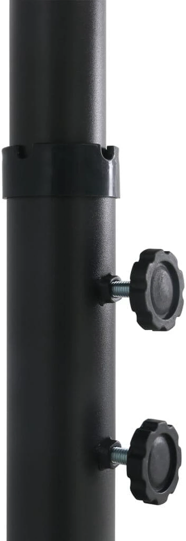 Alt view image 7 of 13 - vidaXL Outdoor Umbrella Patio Parasol with Double Top and Cross Base Black