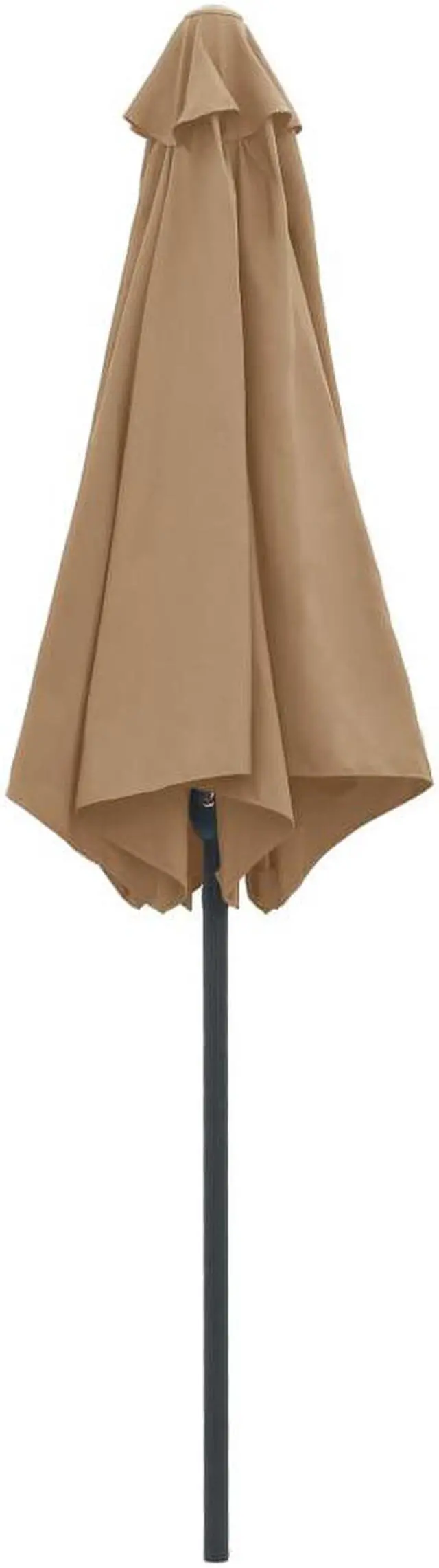 Alt view image 4 of 13 - vidaXL Garden Parasol with Pole 210x140 cm Anthracite