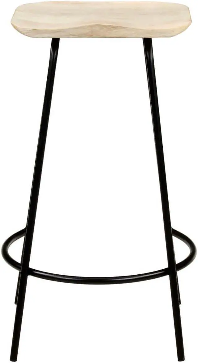 Alt view image 3 of 7 - vidaXL Bar Stools Swivel Counter Chair 2 Pcs Cream Faux Leather and Bentwood