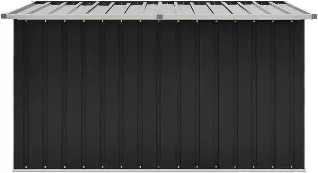 Alt view image 3 of 14 - vidaXL Outdoor Storage Box Deck Box with Lid Outdoor Patio Cabinet Anthracite