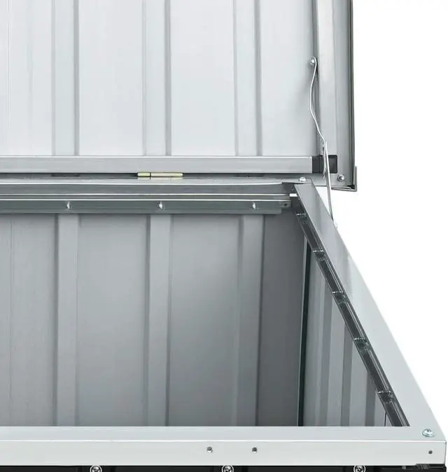 Alt view image 20 of 20 - vidaXL Outdoor Storage Box Deck Box with Lid Outdoor Patio Cabinet Anthracite