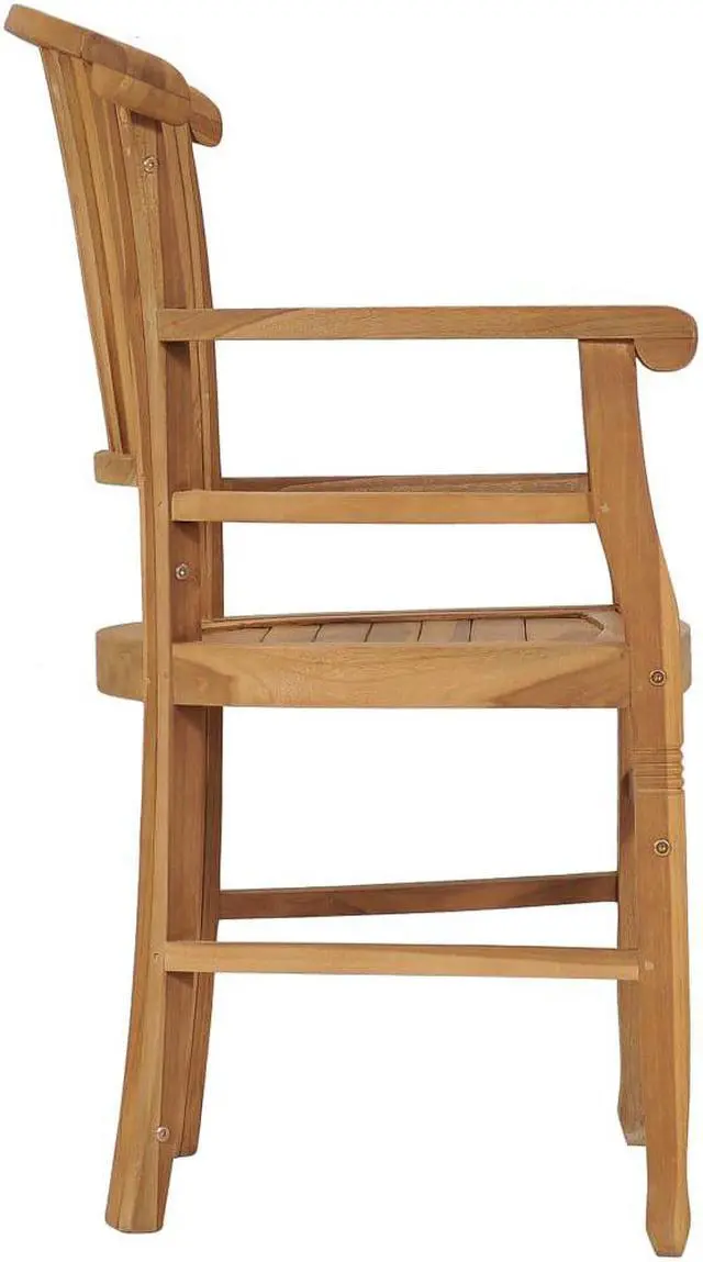 Alt view image 8 of 14 - vidaXL Garden Chairs 2 pcs Solid Teak Wood