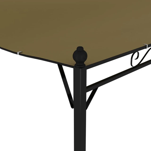 Alt view image 5 of 13 - vidaXL Sunshade Awning 9.8'x8.2' Taupe Garden Outdoor Patio Sunshade Partytent