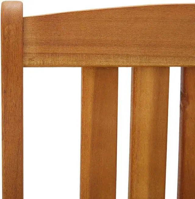 Alt view image 6 of 7 - vidaXL 2x Solid Acacia Wood Patio Chairs with Cushions Garden Lounge Seating