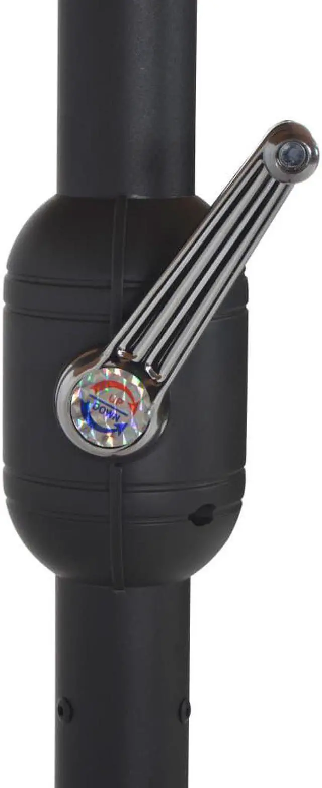 Alt view image 7 of 14 - vidaXL Garden Parasol with Metal Pole 390 cm Bordeaux Red