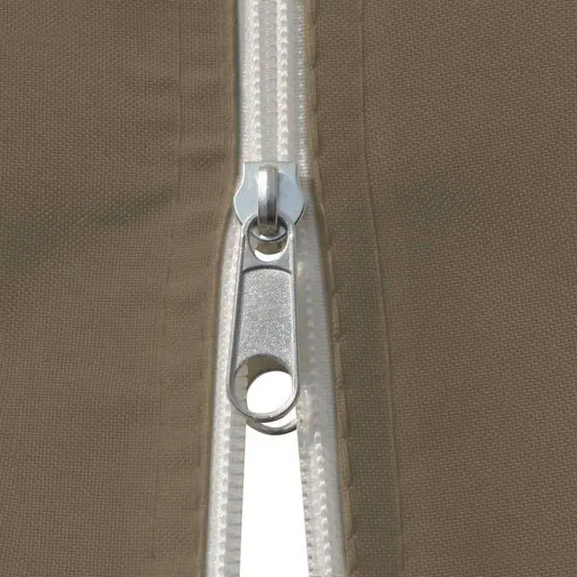 Alt view image 2 of 13 - vidaXL Garden Marquee with Curtains 13.1'x9.8' Taupe Outdoor Patio Sunshade