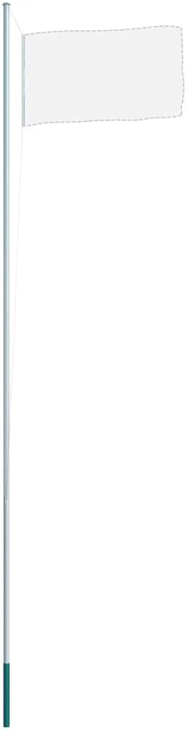 Alt view image 3 of 11 - vidaXL Flagpole House Garden Flag Pole Yard Outdoor Flagpole Kit Aluminum