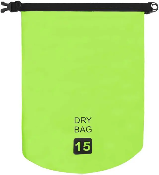 Alt view image 7 of 12 - vidaXL Dry Bag Waterproof Backpack Dry Sack Dry Bag with Zipper Green PVC