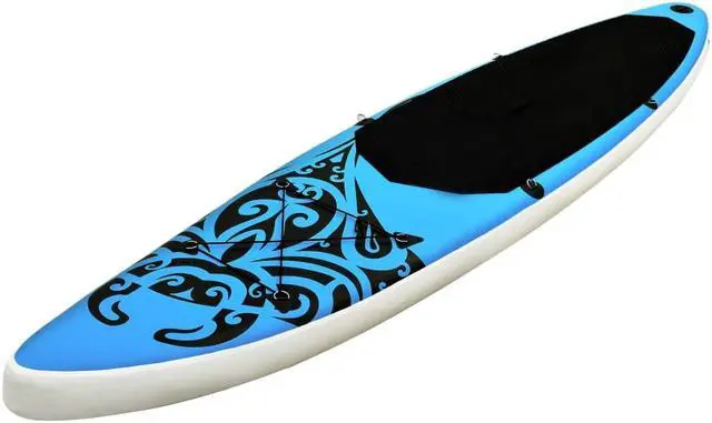Alt view image 2 of 12 - vidaXL Paddleboard Set Inflatable Paddle Board Surf Set Sup Surboard Blue