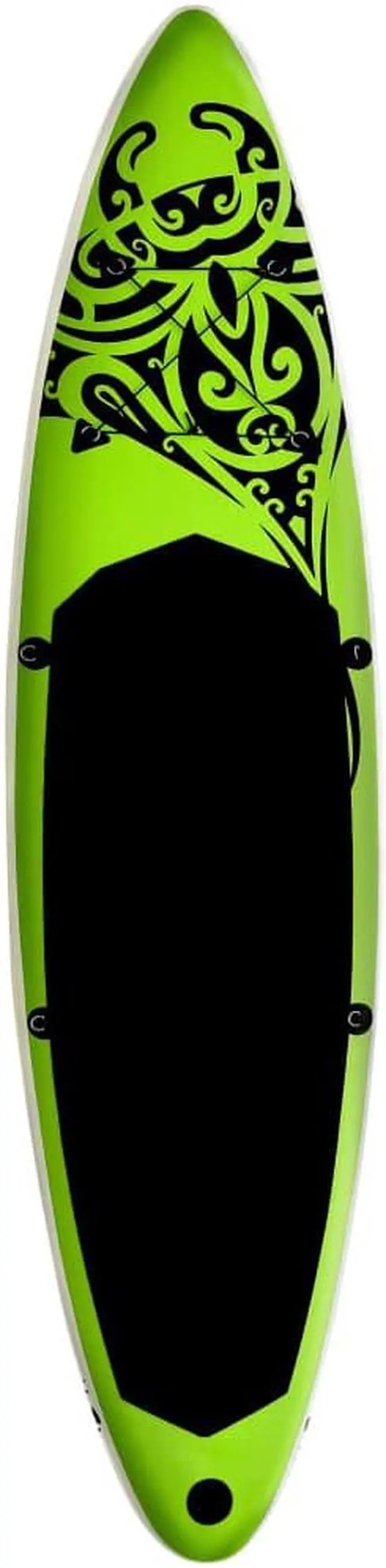 Alt view image 3 of 12 - vidaXL Paddleboard Set Inflatable Paddle Board Surf Set Sup Surboard Green