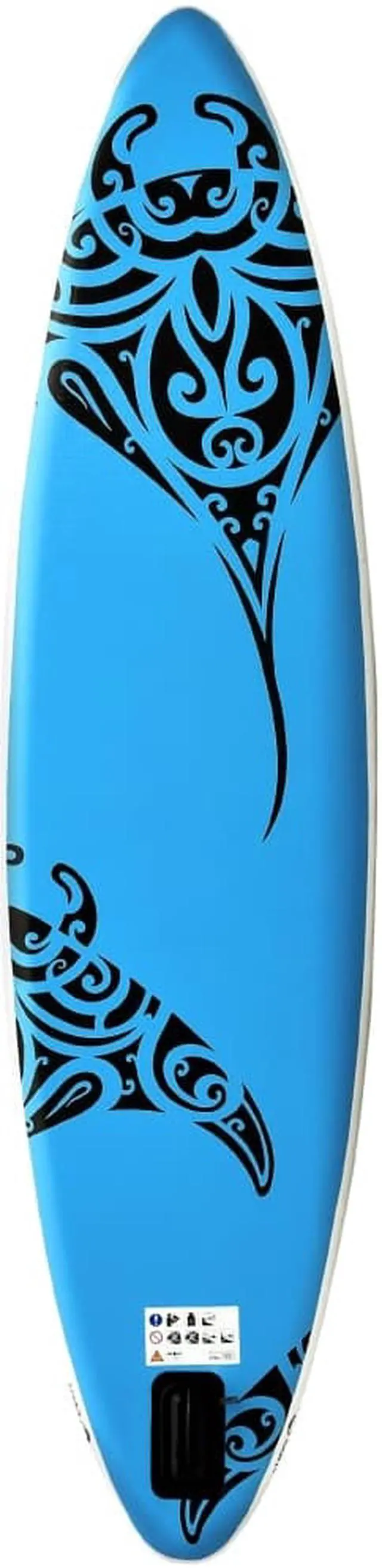 Alt view image 4 of 12 - vidaXL Paddleboard Set Inflatable Paddle Board Surf Set Sup Surboard Blue