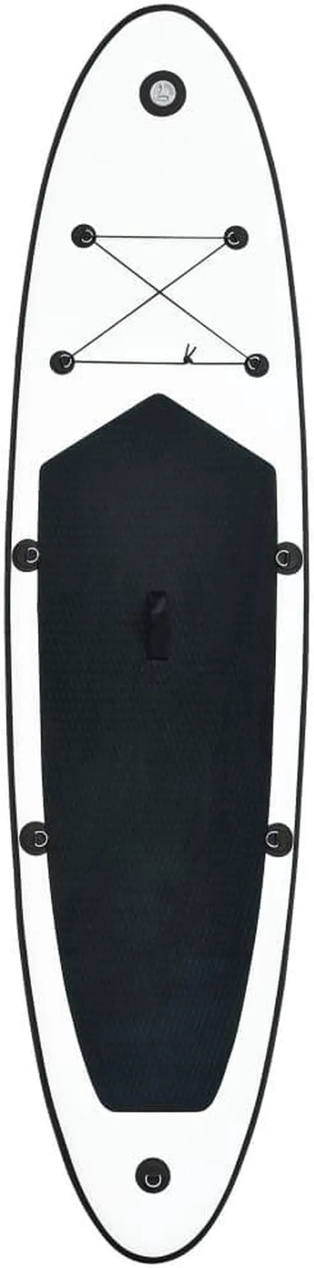 Alt view image 3 of 12 - vidaXL Paddleboard Set with Accessories Inflatable Paddleboard Black and White