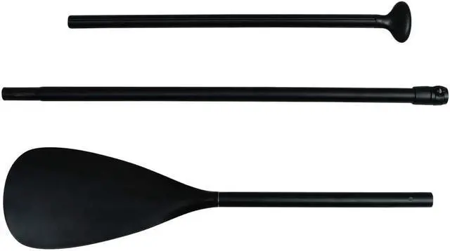 Alt view image 6 of 12 - vidaXL Paddleboard Set with Accessories Inflatable Paddleboard Black and White