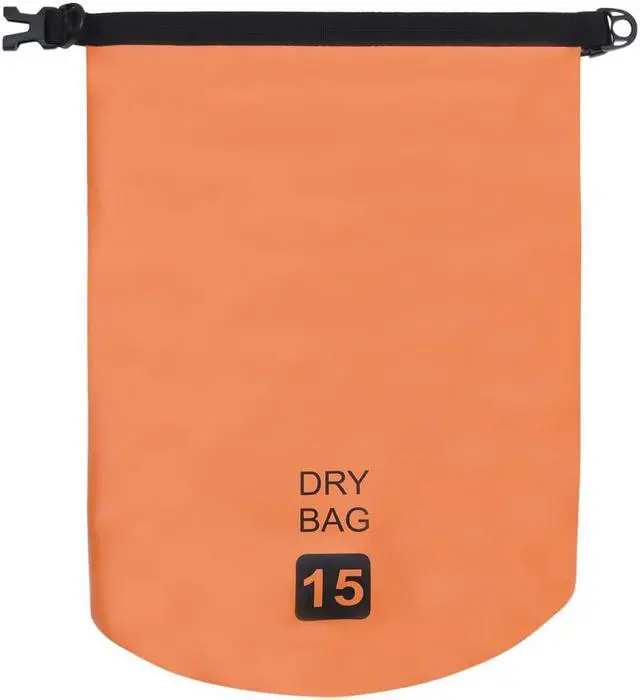 Alt view image 7 of 12 - vidaXL Dry Bag Waterproof Backpack Dry Sack Dry Bag with Zipper Orange PVC