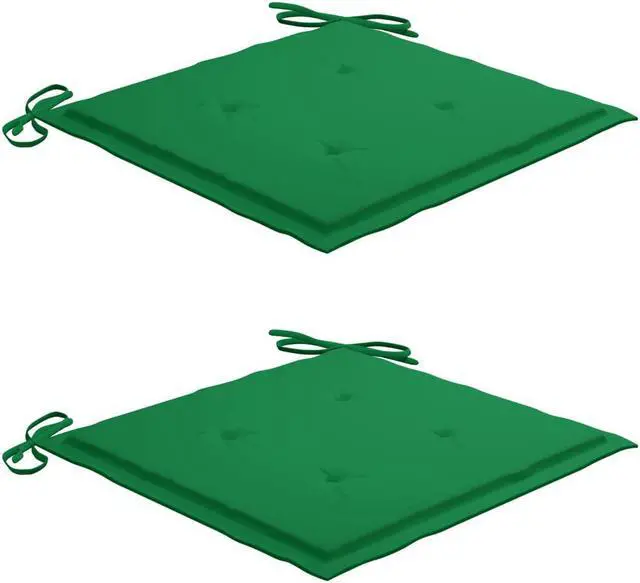 Alt view image 5 of 7 - vidaXL 2x Solid Acacia Wood Patio Chairs with Cushions Garden Lounge Seating