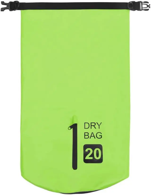 Alt view image 6 of 12 - vidaXL Dry Bag Waterproof Backpack Dry Sack Dry Bag with Zipper Green PVC