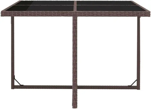 Alt view image 6 of 14 - vidaXL Outdoor Dining Table Patio Table Garden Porch Furniture Solid Teak Wood