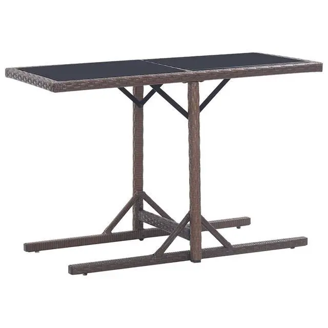 Alt view image 13 of 13 - vidaXL 3 Piece Garden Dining Set Brown