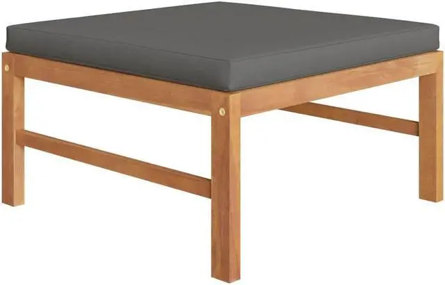 Alt view image 17 of 18 - vidaXL Patio Lounge Set 3 Piece Outdoor Patio Corner Seat Solid Teak Wood