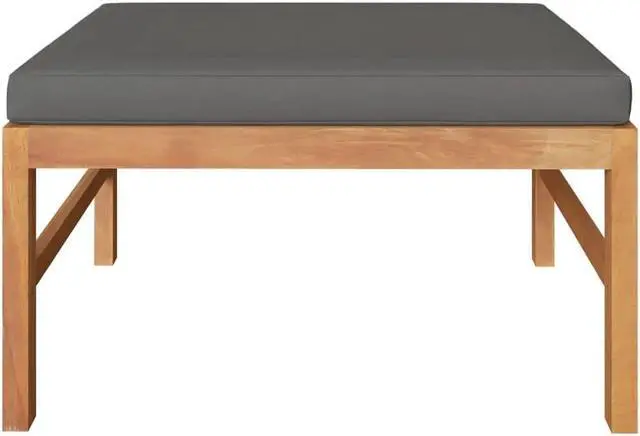 Alt view image 18 of 18 - vidaXL Patio Lounge Set 3 Piece Outdoor Patio Corner Seat Solid Teak Wood