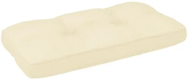 Alt view image 12 of 13 - vidaXL Chair Cushion Outdoor Patio Pallet Seat Cushion Sofa Pad Cream Fabric