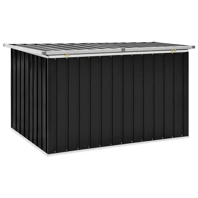 Alt view image 15 of 20 - vidaXL Outdoor Storage Box Deck Box with Lid Outdoor Patio Cabinet Anthracite