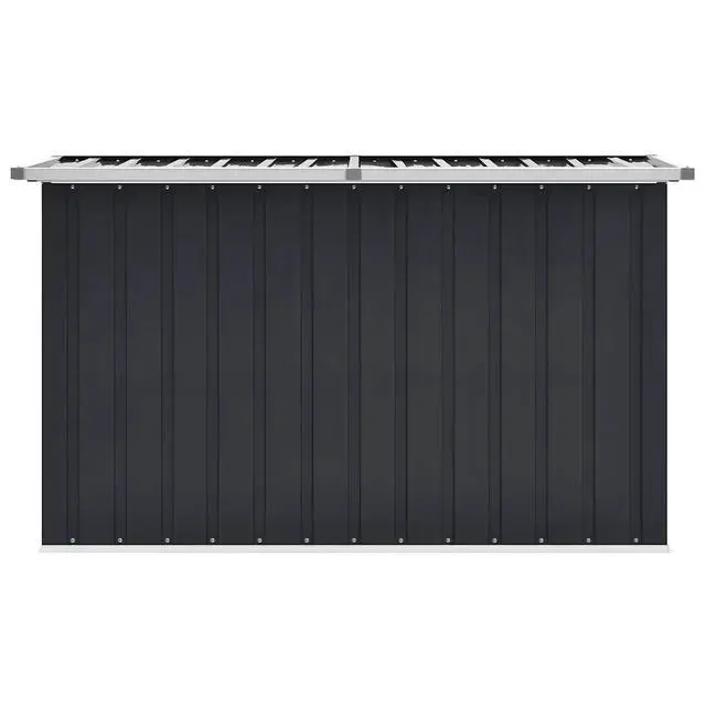 Alt view image 17 of 20 - vidaXL Outdoor Storage Box Deck Box with Lid Outdoor Patio Cabinet Anthracite