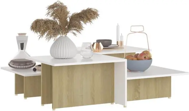 Alt view image 8 of 12 - vidaXL Coffee Table 35.4"x19.7"x13.8" Solid Mango Wood
