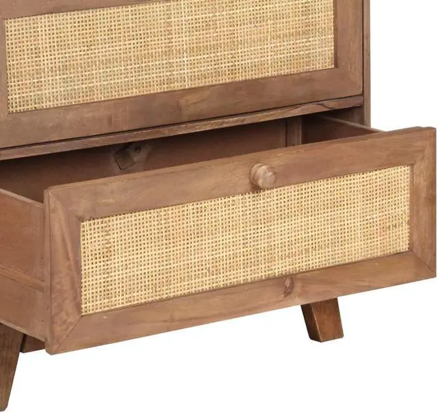 Alt view image 9 of 9 - vidaXL Sideboard Coffee Bar Buffet Hallway Entryway Cabinet Solid Wood Mango