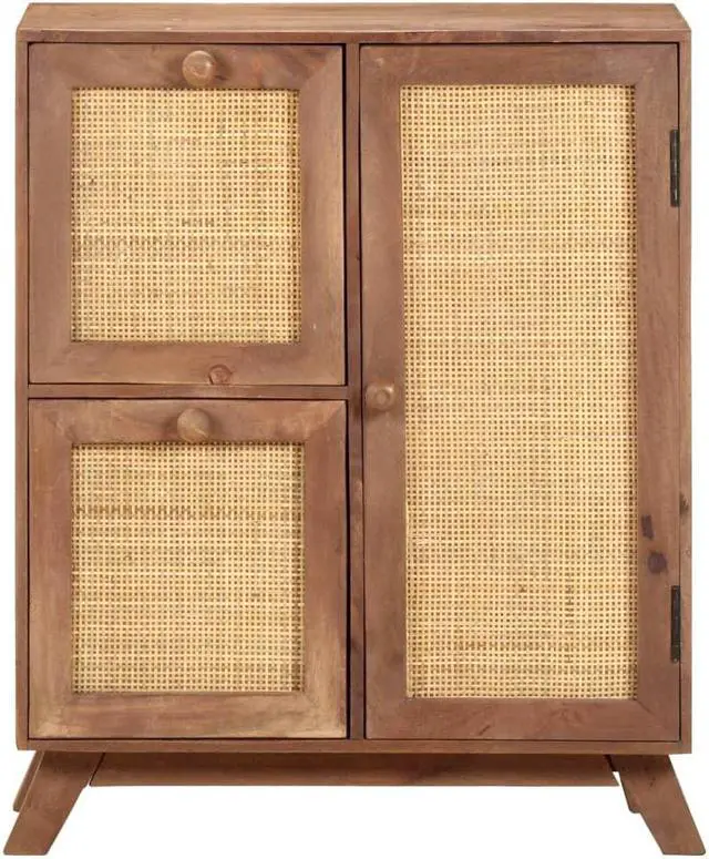 Alt view image 12 of 16 - vidaXL Sideboard Coffee Bar Buffet Hallway Entryway Cabinet Solid Wood Mango