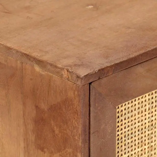 Alt view image 5 of 16 - vidaXL Sideboard Coffee Bar Buffet Hallway Entryway Cabinet Solid Wood Mango