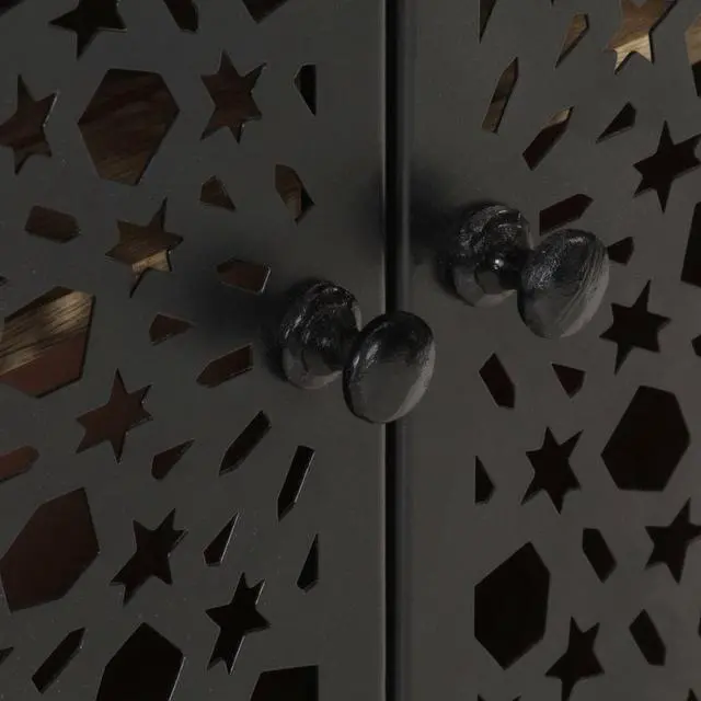 Alt view image 5 of 17 - vidaXL Sideboard Buffet Cabinet with Storage for Kitchen Solid Wood Mango