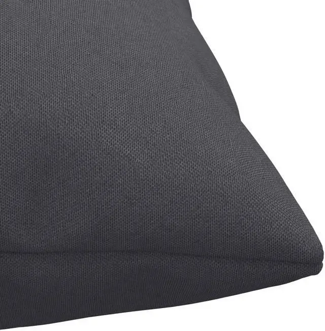 Alt view image 11 of 15 - vidaXL Throw Pillows 4 pcs Anthracite 23.6"x23.6" Fabric
