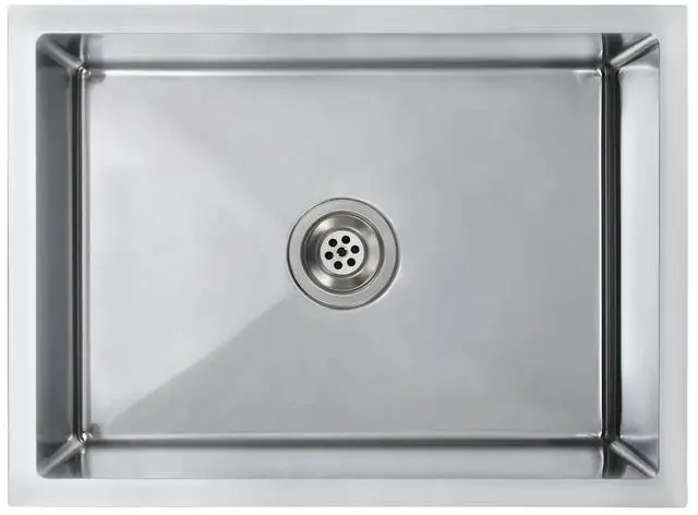 Alt view image 13 of 16 - vidaXL Handmade Kitchen Sink Stainless Steel Under-Mount Sink Basin Furniture
