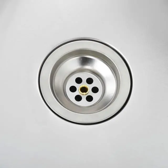 Alt view image 5 of 16 - vidaXL Handmade Kitchen Sink Stainless Steel Under-Mount Sink Basin Furniture