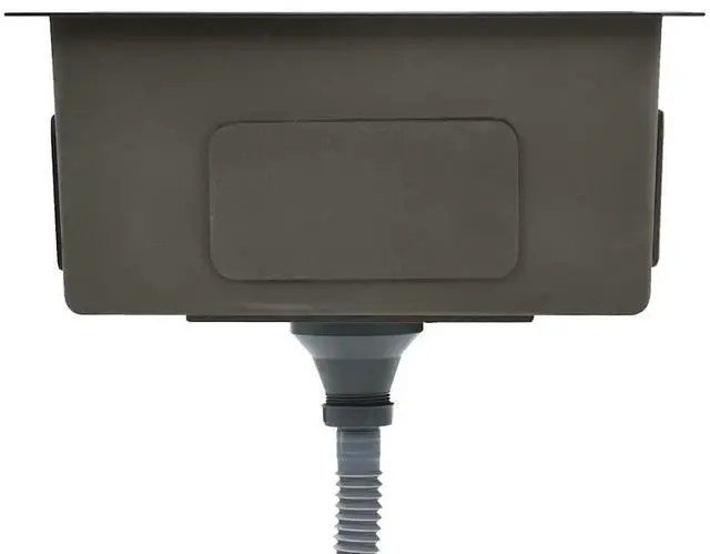 Alt view image 18 of 20 - vidaXL Handmade Kitchen Sink Black Stainless Steel Under-Mount Sink Basin