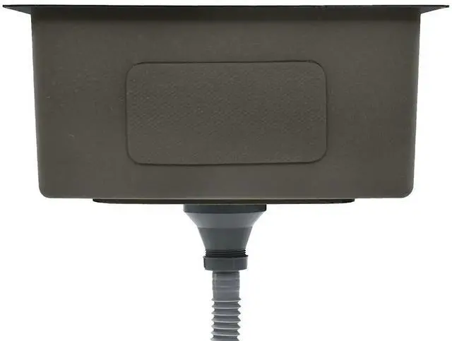 Alt view image 18 of 19 - vidaXL Kitchen Sink Undermount Sink with Strainer Black Stainless Steel Sink