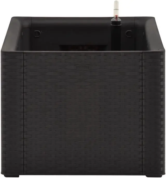 Alt view image 5 of 13 - vidaXL Garden Raised Bed with Self Watering System Anthracite Outdoor Planter