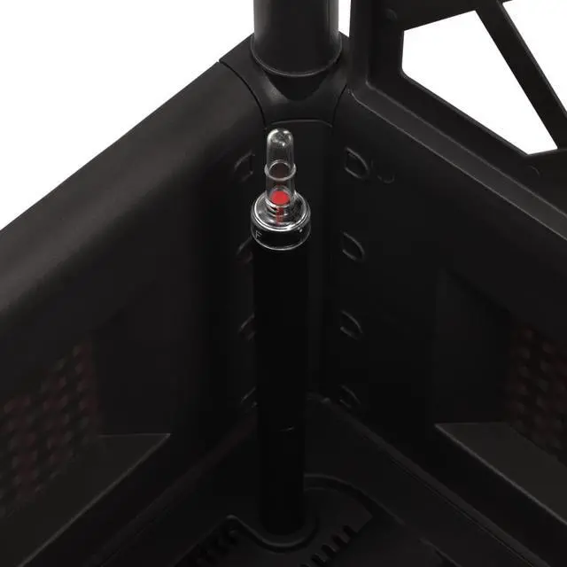 Alt view image 7 of 13 - vidaXL Garden Raised Bed with Trellis and Self Watering System Anthracite