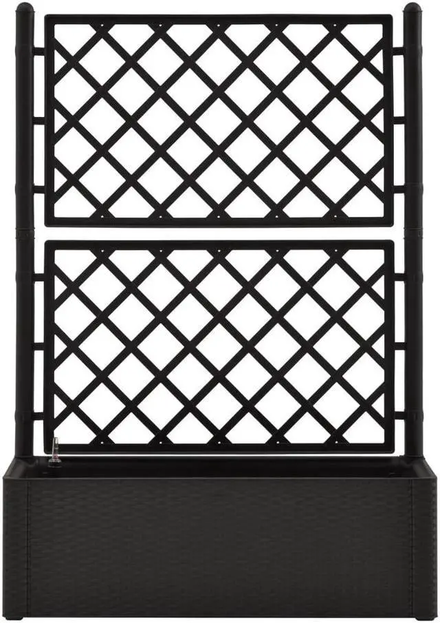 Alt view image 3 of 16 - vidaXL Gabion Raised Bed Galvanized Steel 39.4" Outdoor Patio Basket Planter