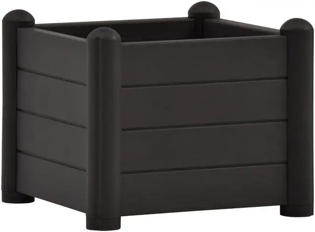 Alt view image 2 of 12 - vidaXL Planter Flower Box Raised Flower Bed Outdoor Planter for Patio Anthracite