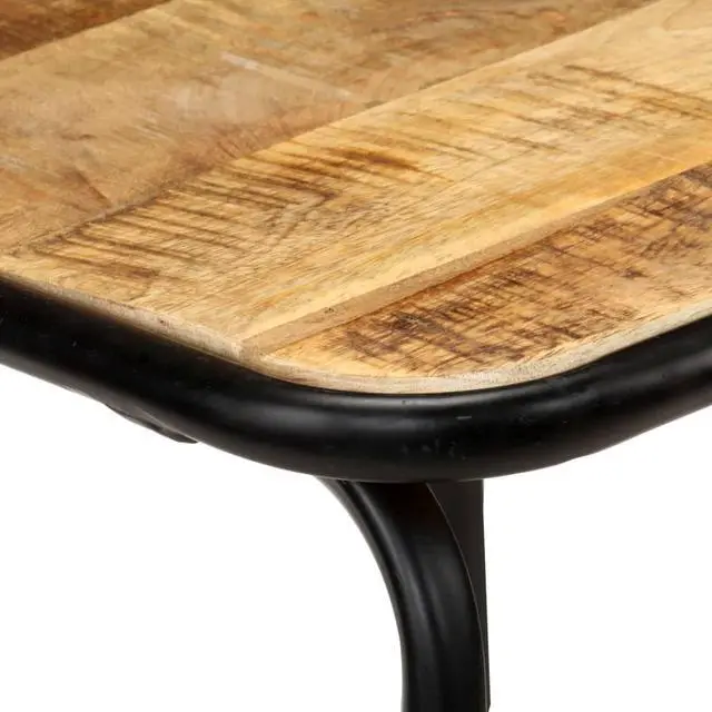 Alt view image 5 of 12 - vidaXL Bar Stools Bar Seats Counter Height Island Stools 2 Pcs Solid Mango Wood