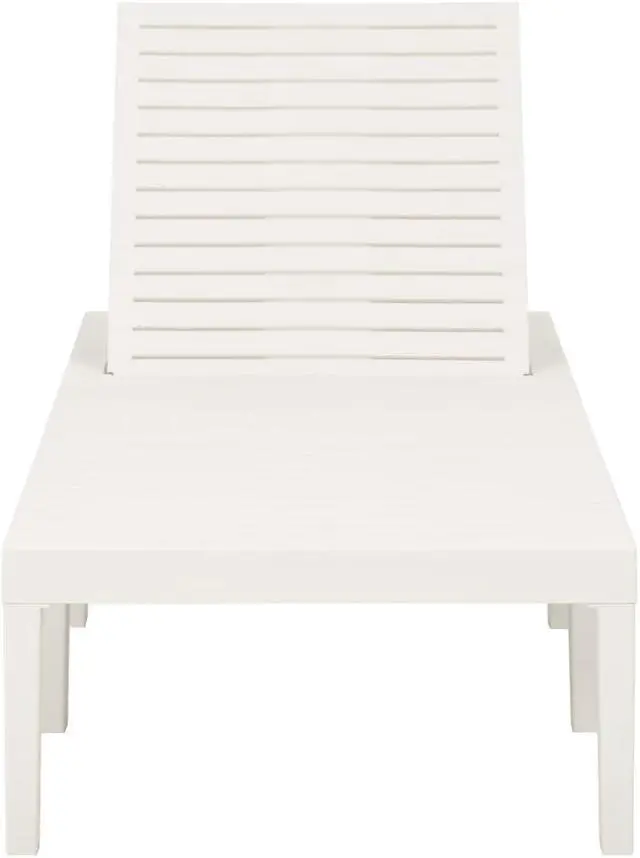 Main image of vidaXL Sun Lounger Plastic White