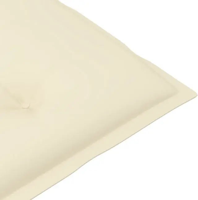 Alt view image 5 of 12 - vidaXL Chair Cushion 4 Pcs Outdoor Patio Chair Cushion Seat Pad Cream Fabric