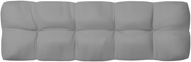 Alt view image 5 of 12 - vidaXL 7x Pallet Sofa Cushions Gray Home Chair Mat Backrest Seat Pads Fabric