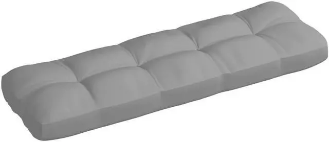 Alt view image 2 of 12 - vidaXL Chair Cushion Outdoor Patio Pallet Seat Cushion Sofa Pad Gray Fabric