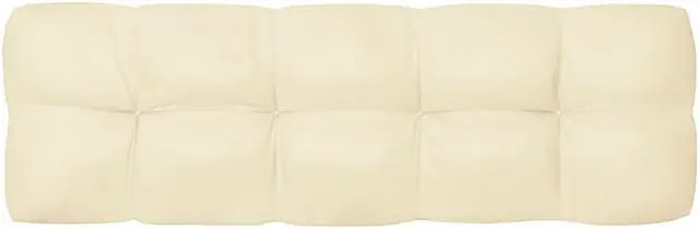 Main image of vidaXL Chair Cushion Outdoor Patio Pallet Seat Cushion Sofa Pad Cream Fabric